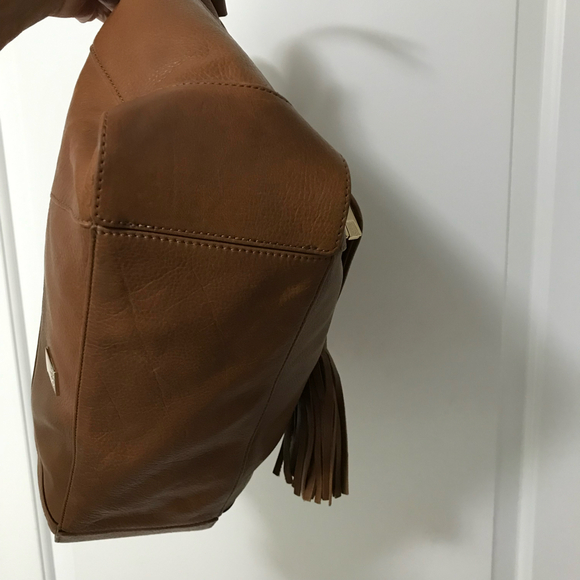 Kooba Jonnie Brown Leather Shopper Tote EUC - Picture 5 of 9